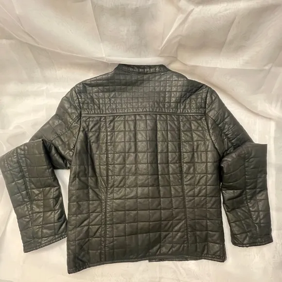 MAX Jeans black textured jacket size medium