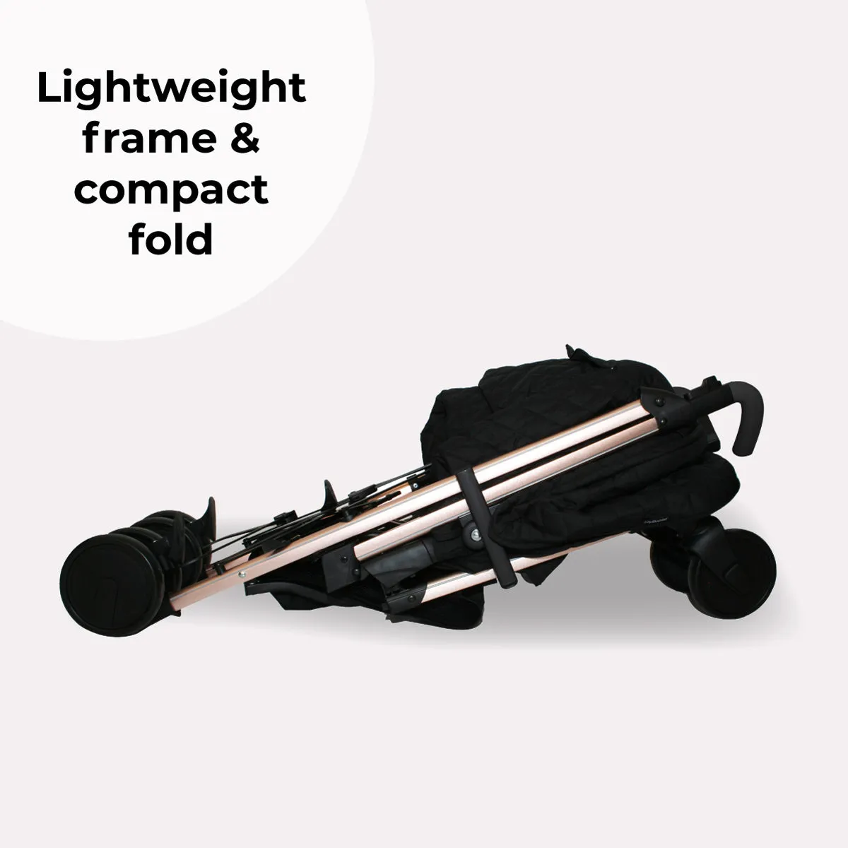 MB51 Plus Stroller - Quilted Black