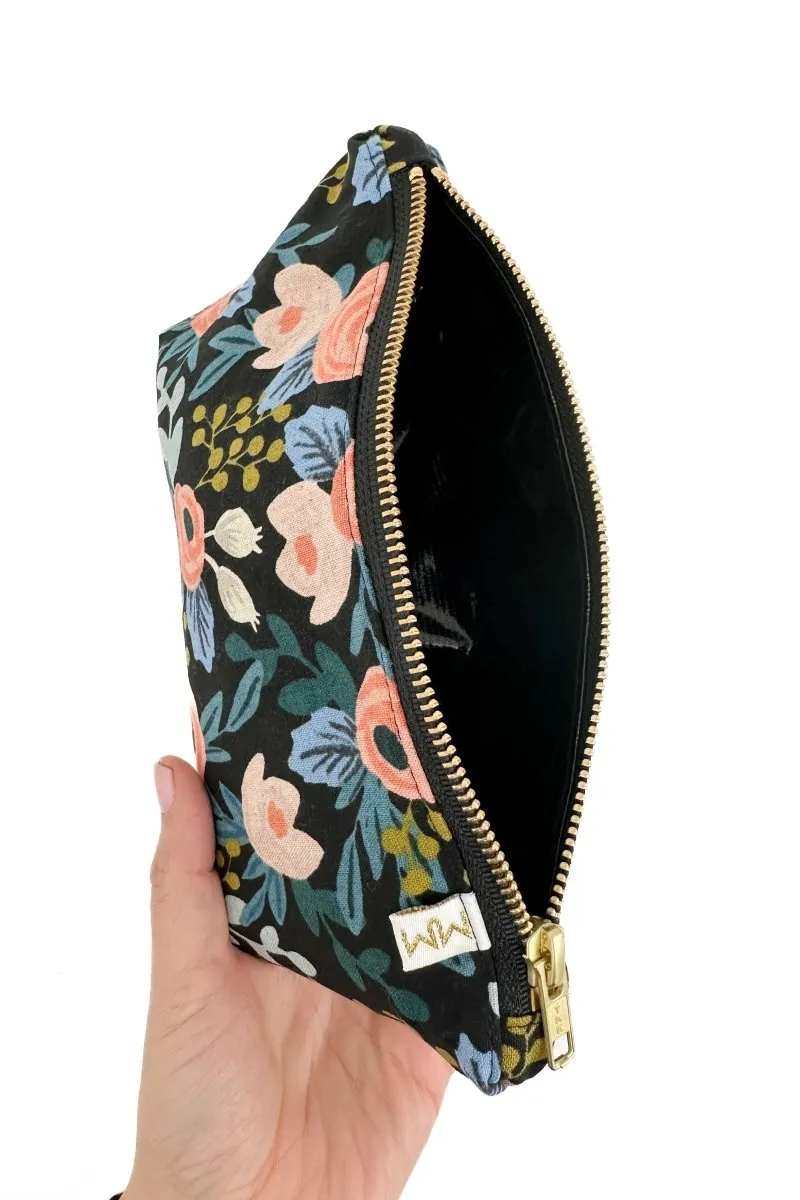 Midnight Garden Stash Cosmetic Bag