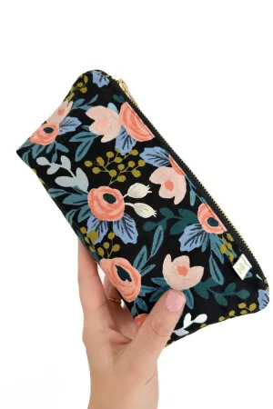 Midnight Garden Stash Cosmetic Bag