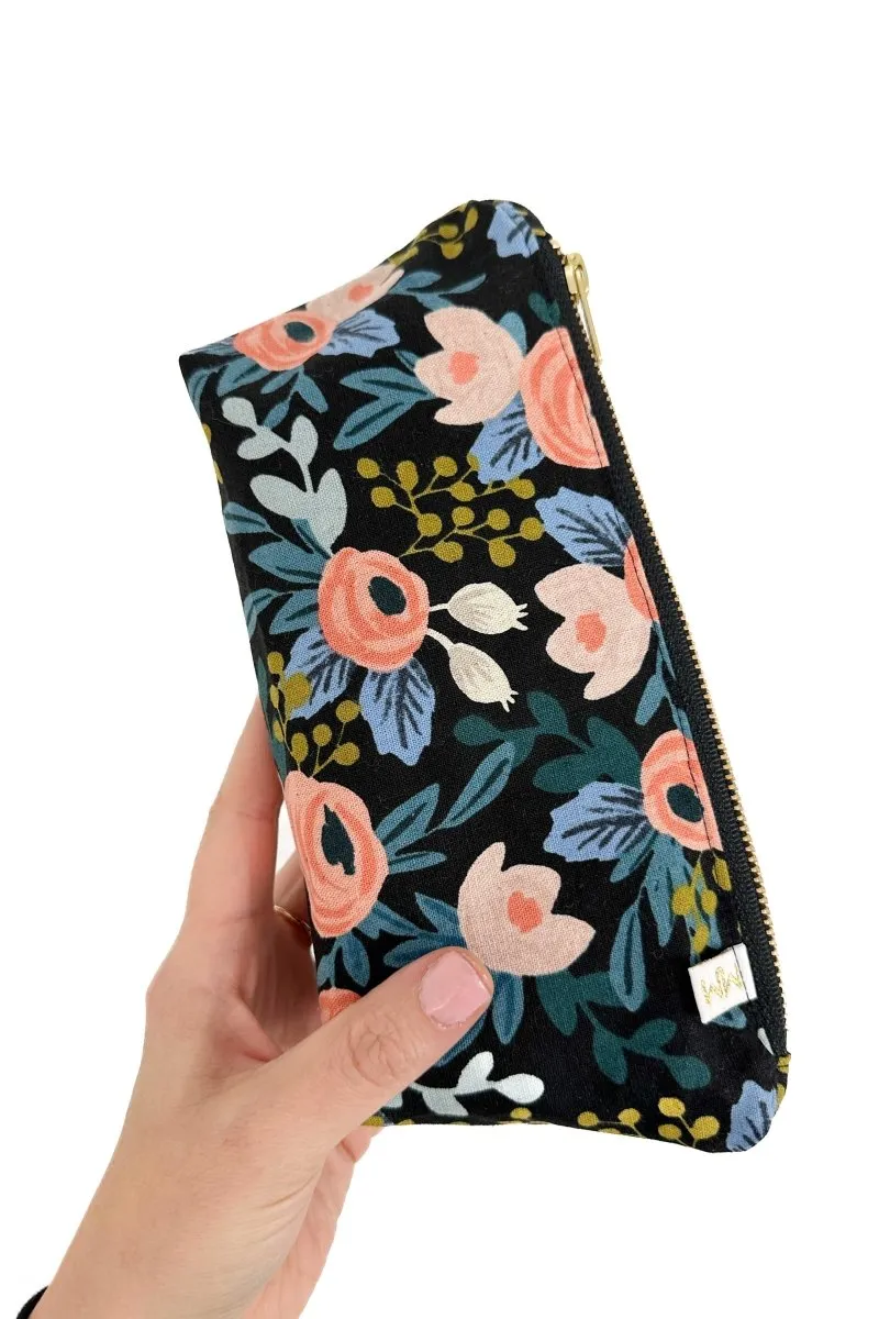 Midnight Garden Stash Cosmetic Bag