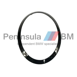 MINI Headlight Trim Ring Left Piano Black F55 F56 F57 Genuine 51712355791