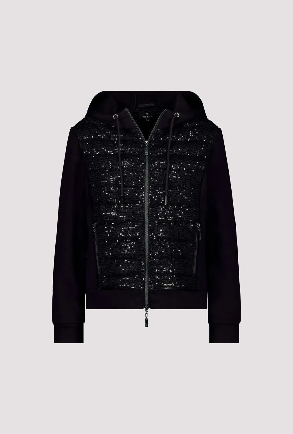 Monari Quilted Jacket with Front Sequin M807050