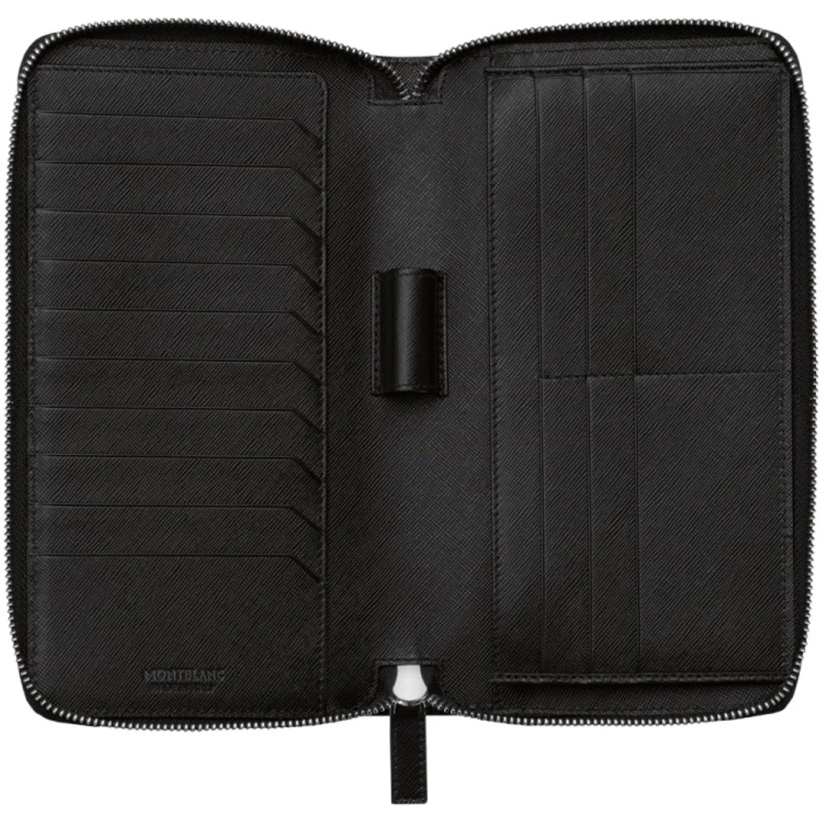 Montblanc Travel wallet 16 compartments with black tailoring zip 113208