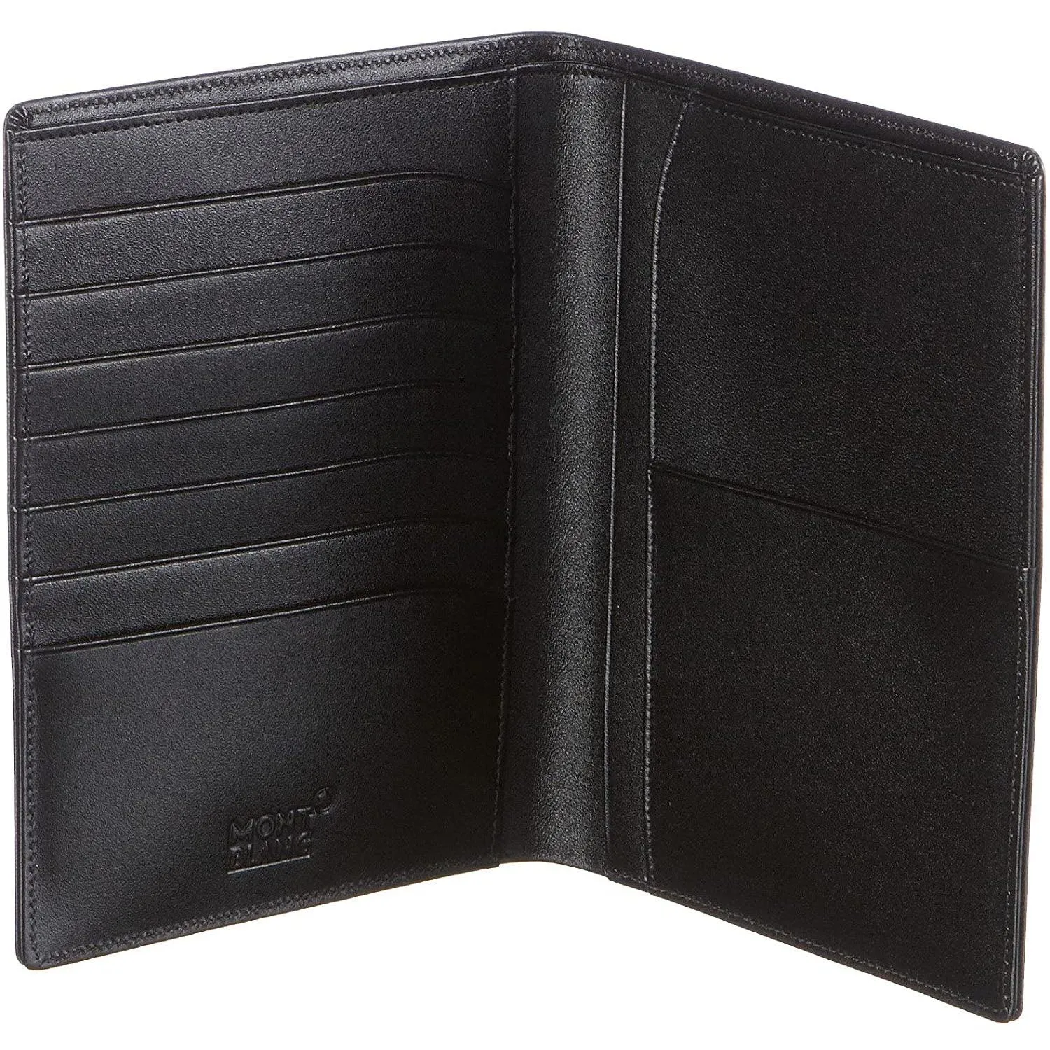 Montblanc vertical portfolio 7 MEISSSTück black 14094 compartments