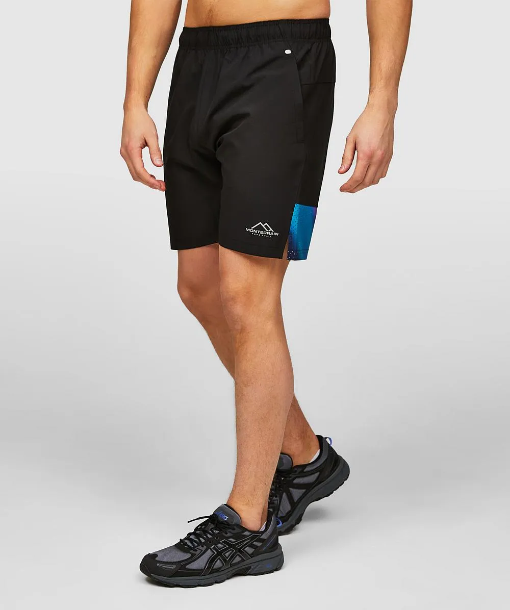 Monterrain Woven Solar Short - Black/Mulit