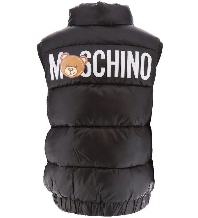 MOSCHINO KIDS - TEDDY LOGO GILET UNISEX