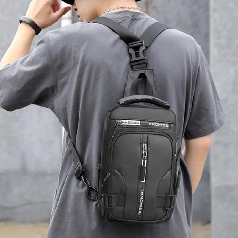 Multi-device compatible Bags Crossbody Chest Backpack Bags Secure packaging Men Multifunctional Shoulder