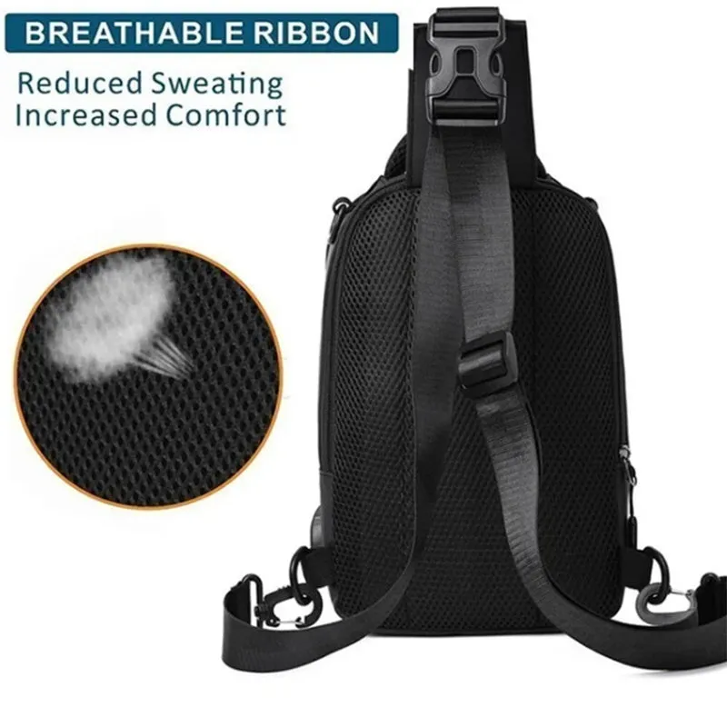 Multi-device compatible Bags Crossbody Chest Backpack Bags Secure packaging Men Multifunctional Shoulder