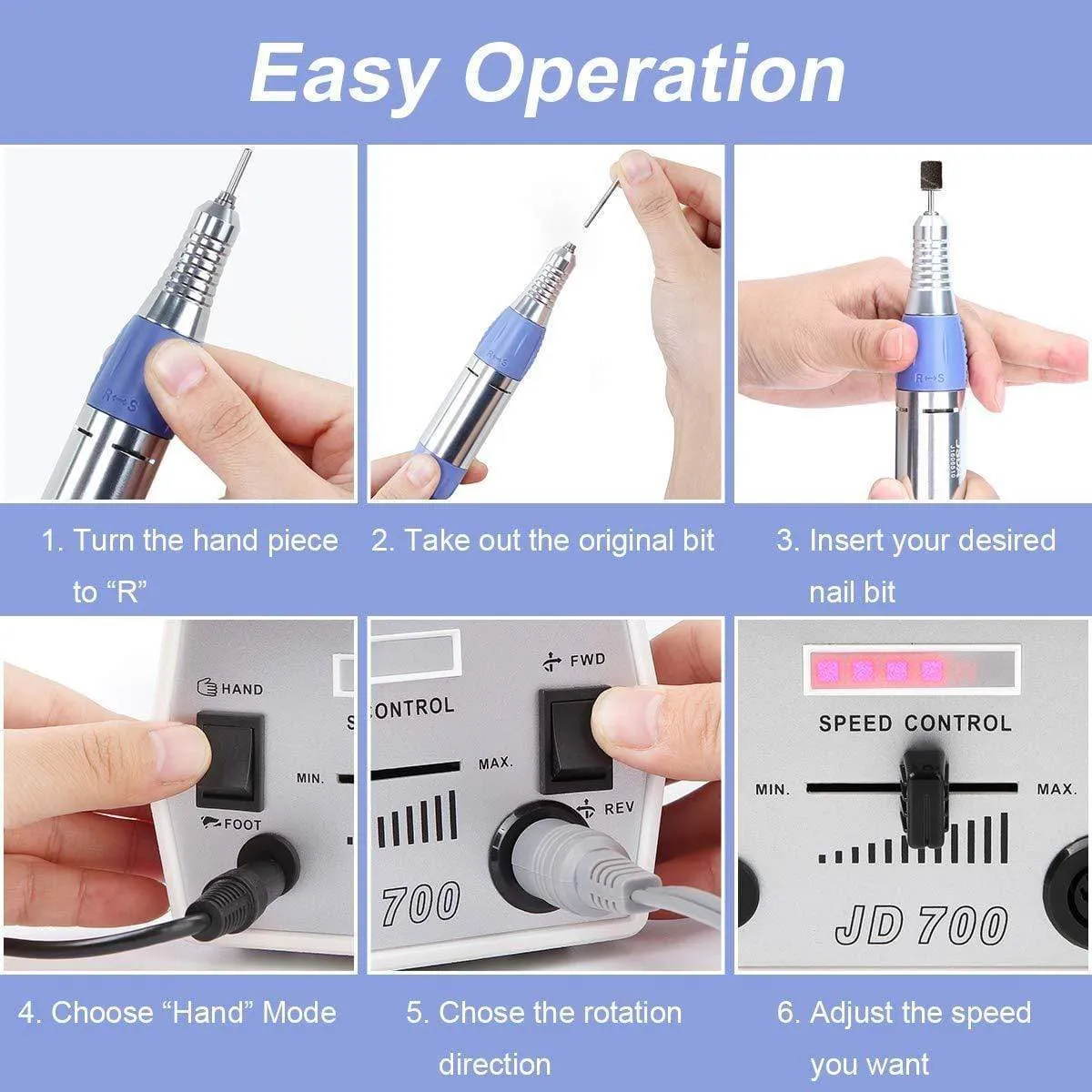 Multifunction Nail Drill (30000RPM)