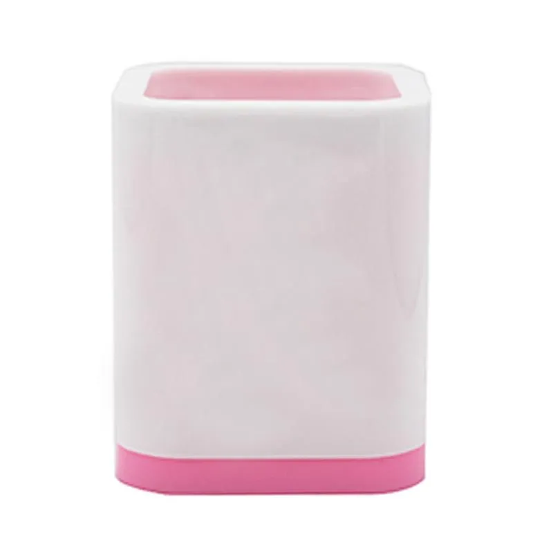 Multifunctional Square Plastic Pen Holder