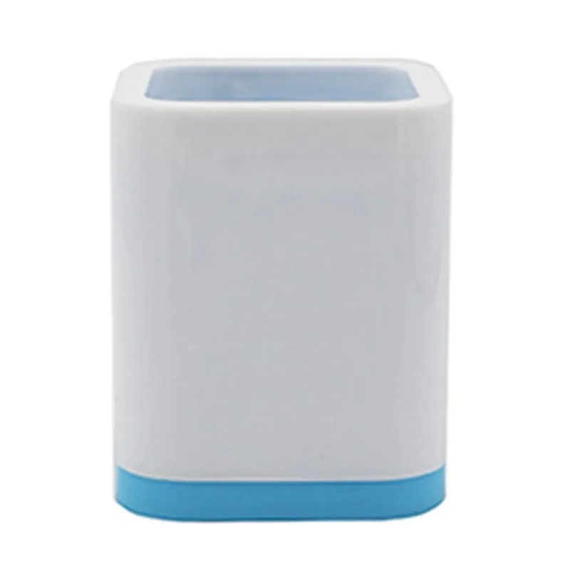 Multifunctional Square Plastic Pen Holder