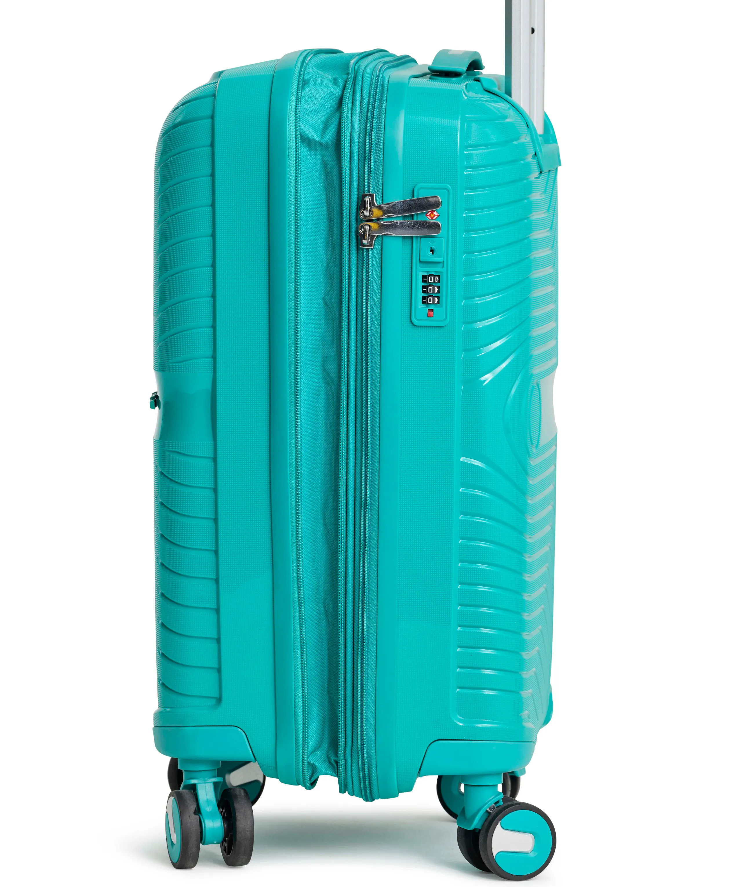 Mustang Teal Sprint 20" Cabin Bag – Sleek, Lightweight & Durable Carry-On Luggage