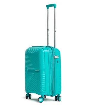 Mustang Teal Sprint 20" Cabin Bag – Sleek, Lightweight & Durable Carry-On Luggage