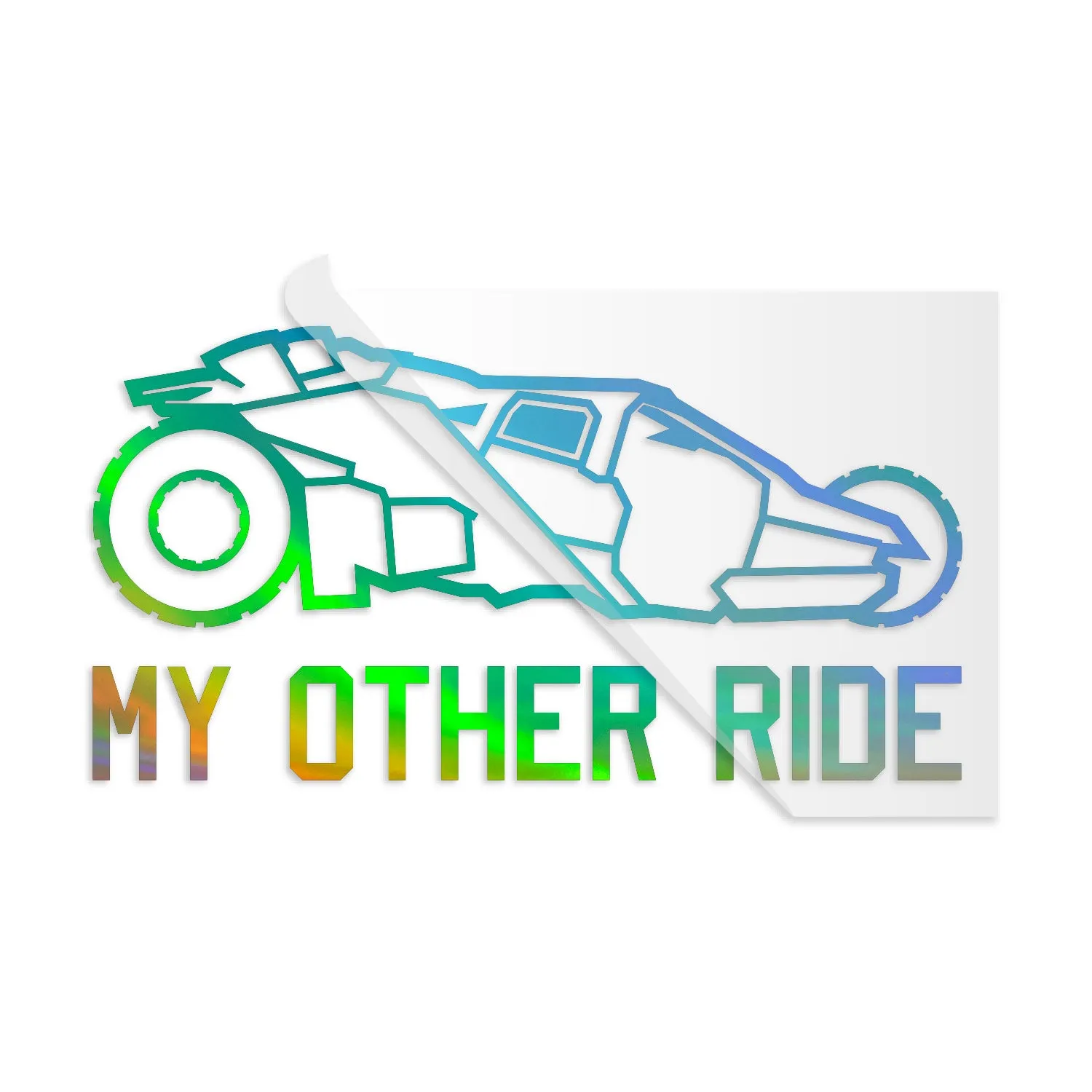 My Other Ride Batmobile Tumbler Decal