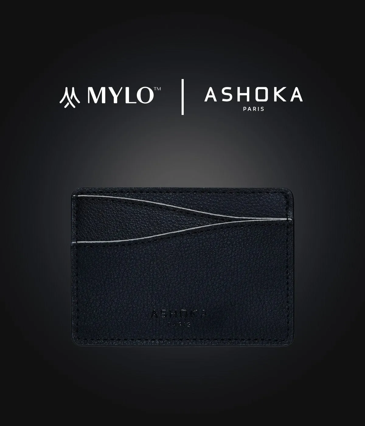 Mylo™️ Vegan Mushroom Leather Card Holder | White