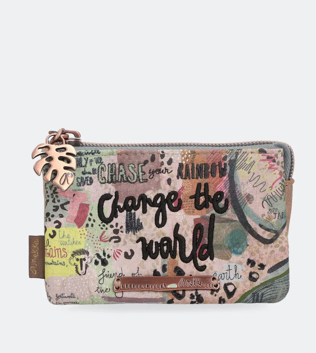 Nature triple compartment purse