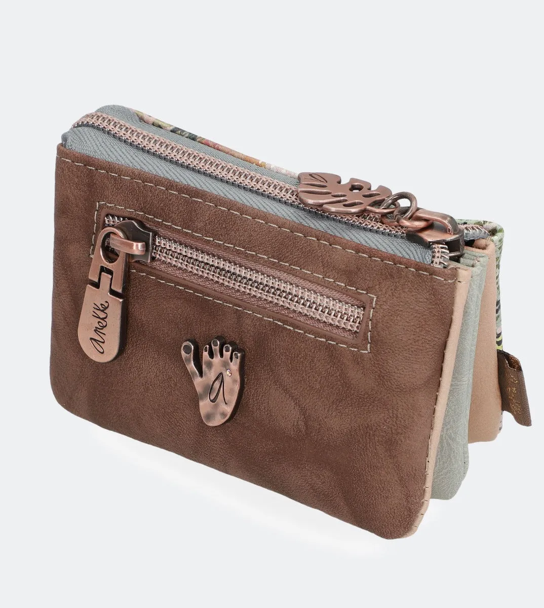 Nature triple compartment purse