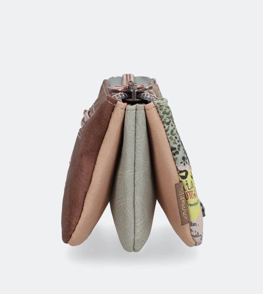 Nature triple compartment purse