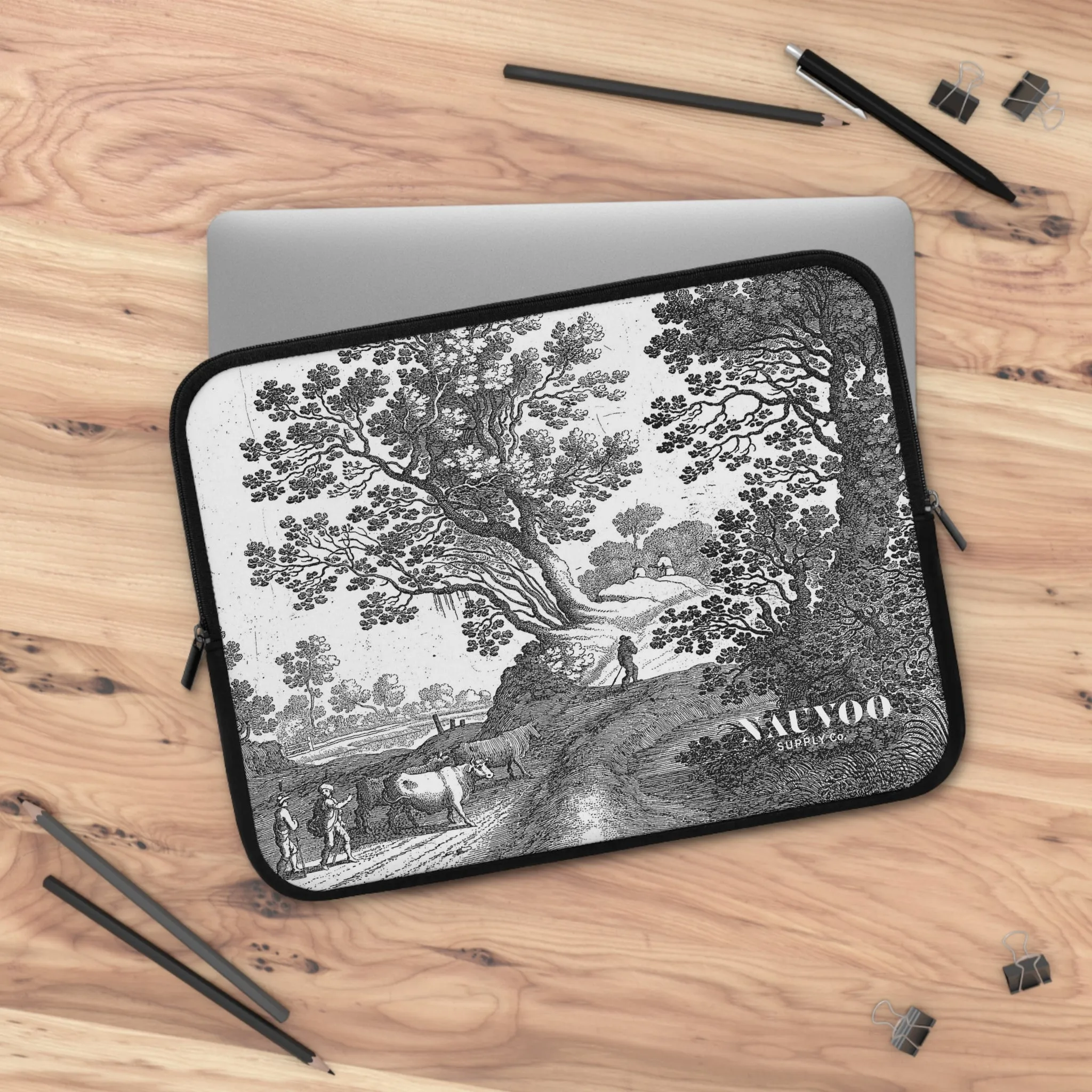 Nauvoo Supply Co Winter White Laptop and Tablet Sleeve