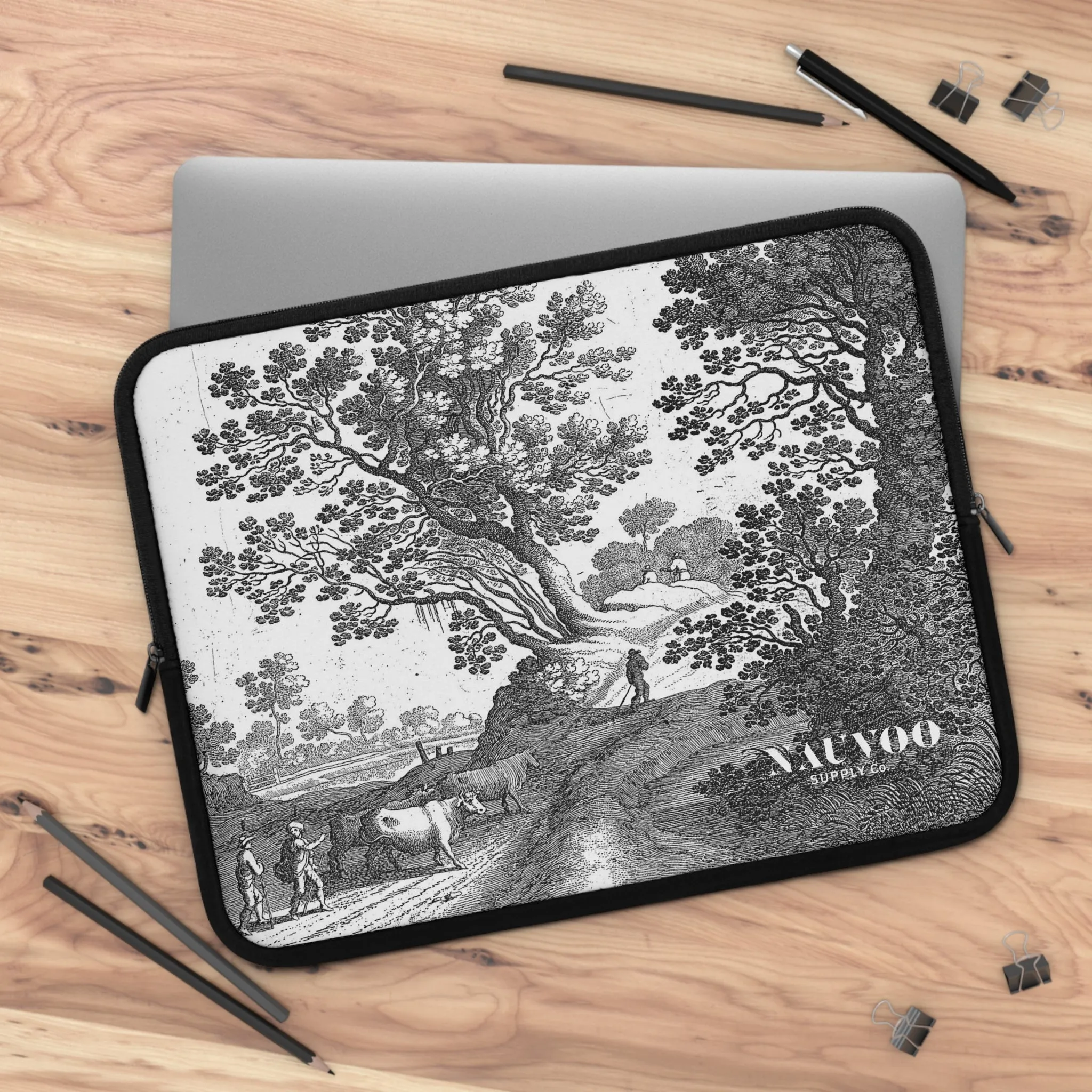 Nauvoo Supply Co Winter White Laptop and Tablet Sleeve