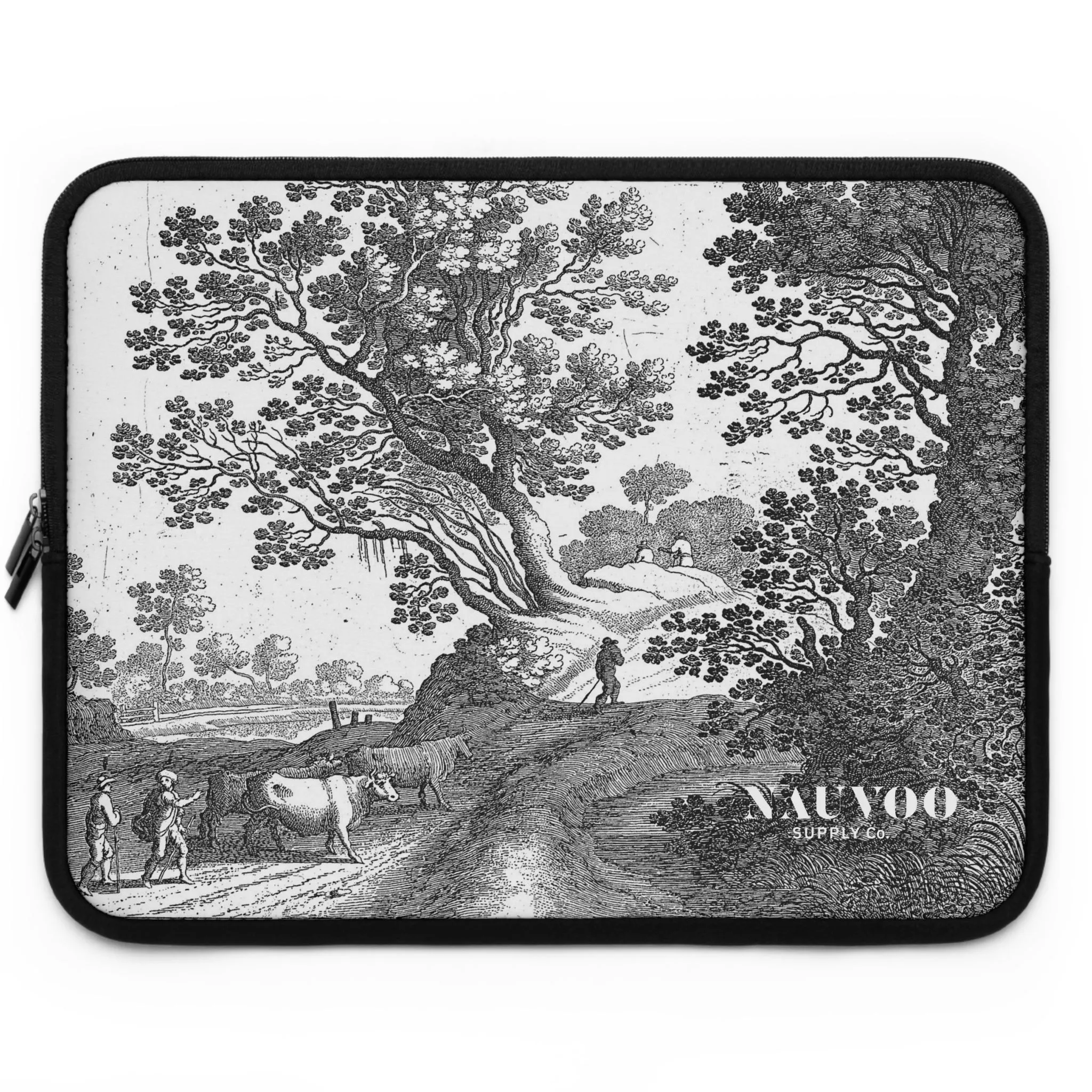 Nauvoo Supply Co Winter White Laptop and Tablet Sleeve