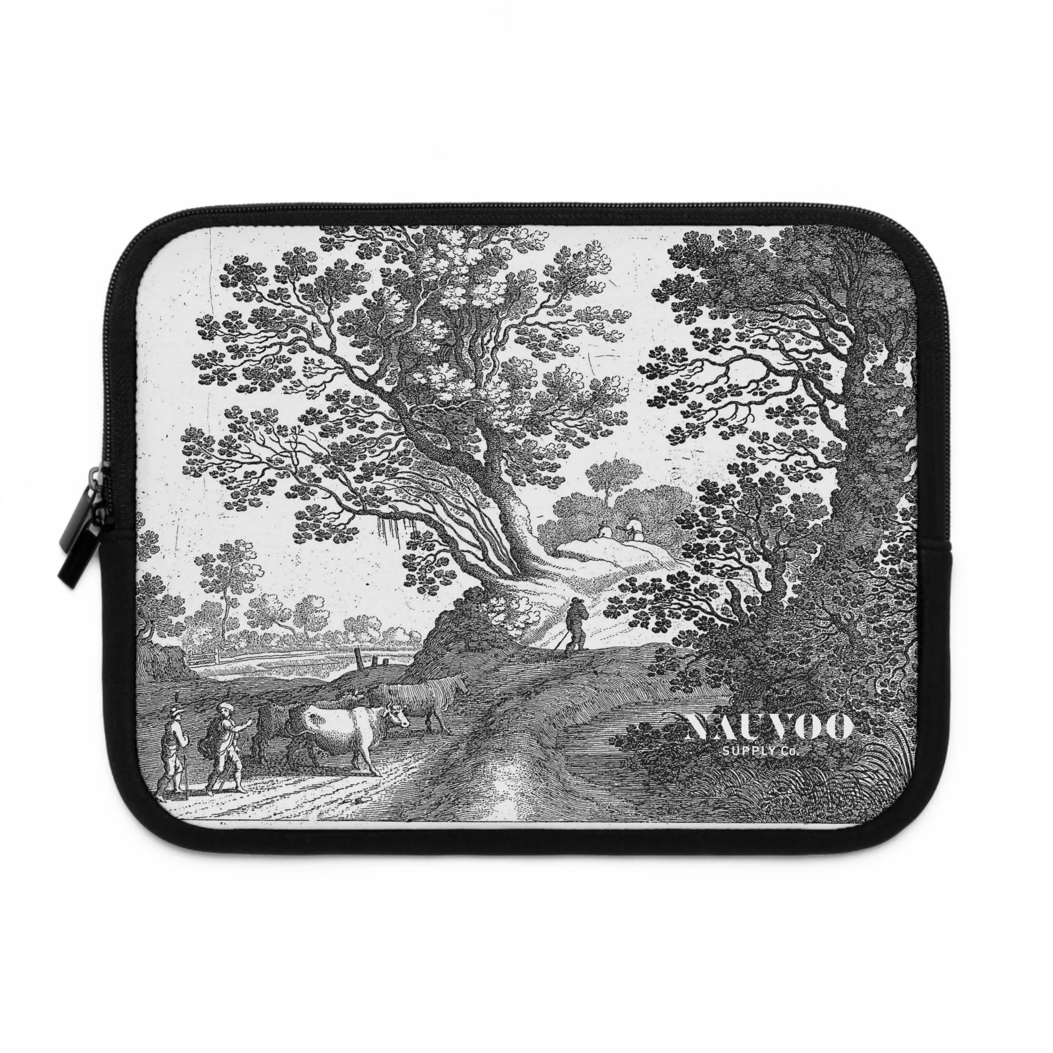 Nauvoo Supply Co Winter White Laptop and Tablet Sleeve