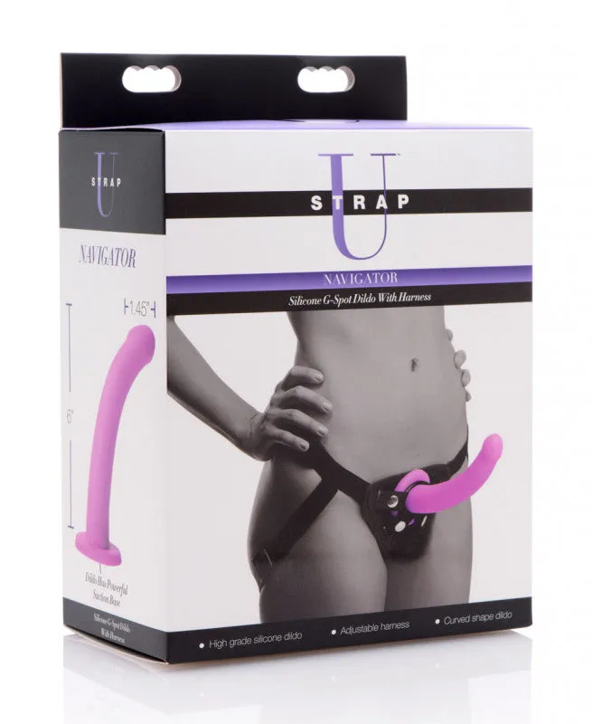 Navigator Silicone G-Spot  With Harness