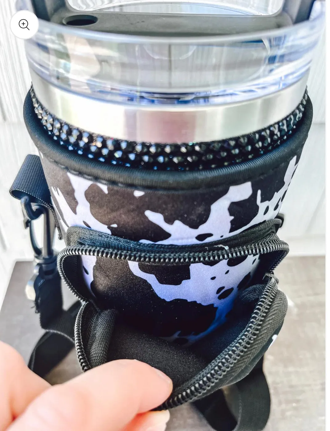 Neoprene Koozie with Strap and Pouch