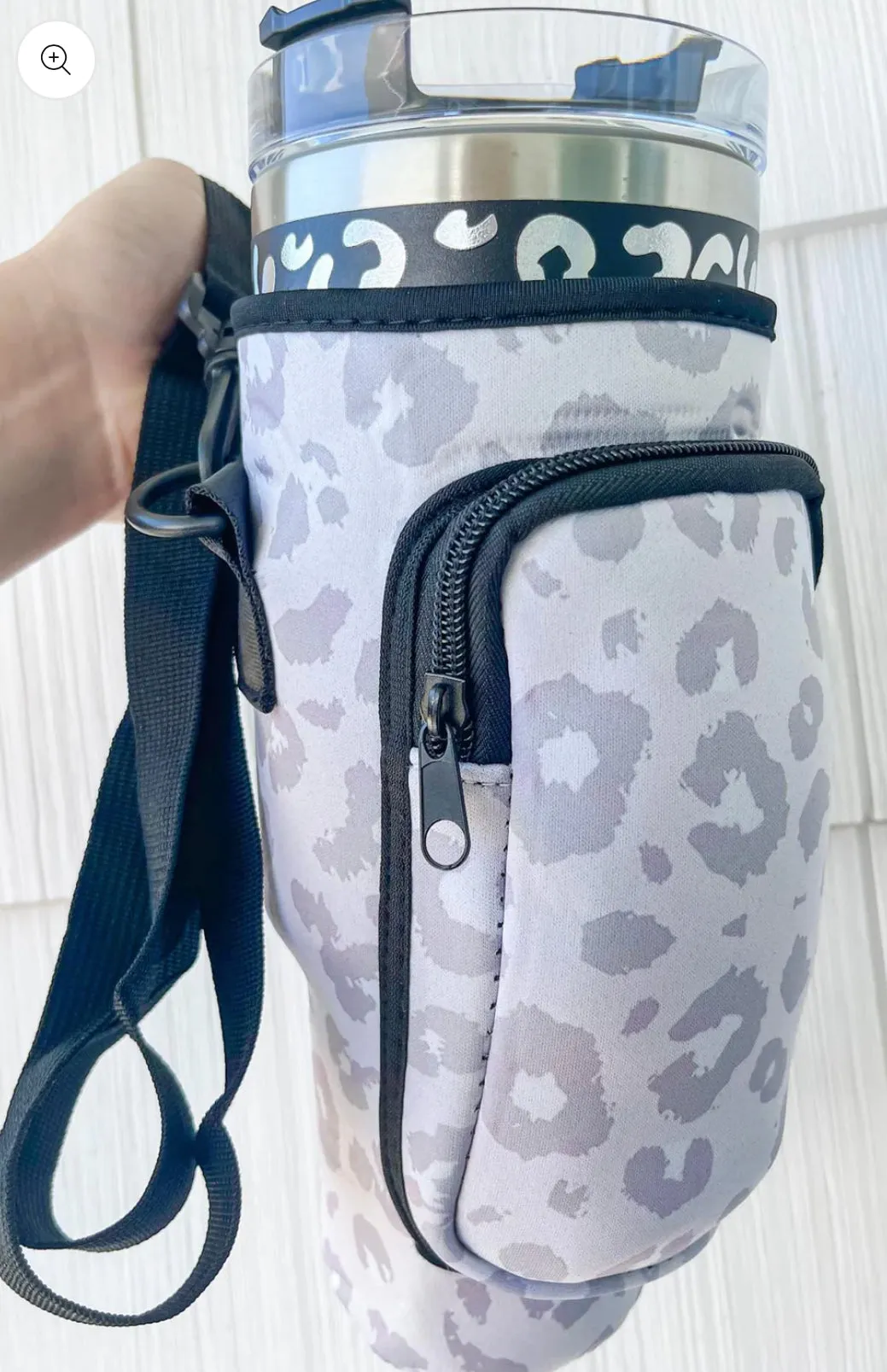 Neoprene Koozie with Strap and Pouch