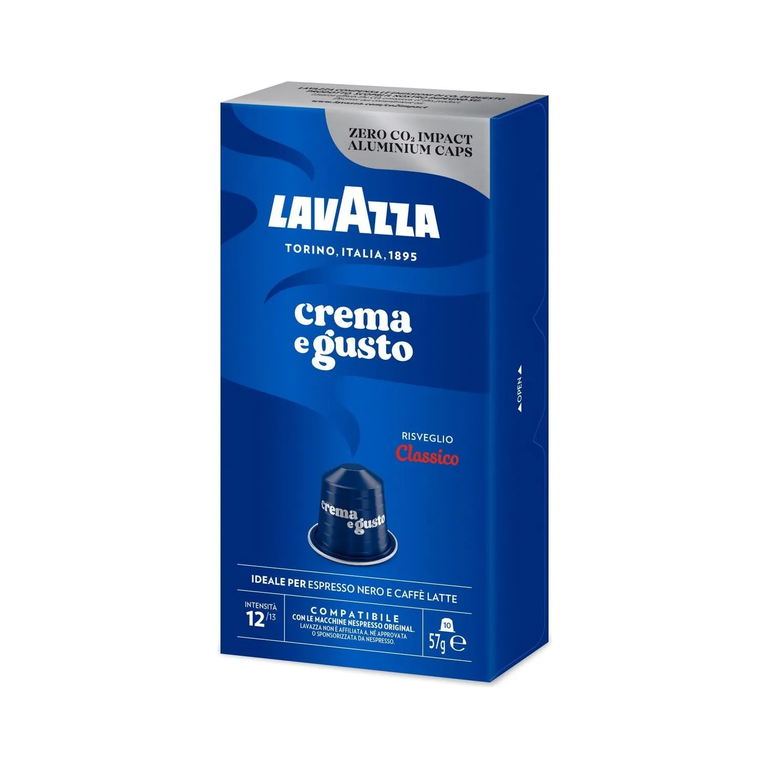 Nespresso Compatible Lavazza Crema e Gusto 20 Coffee Capsules