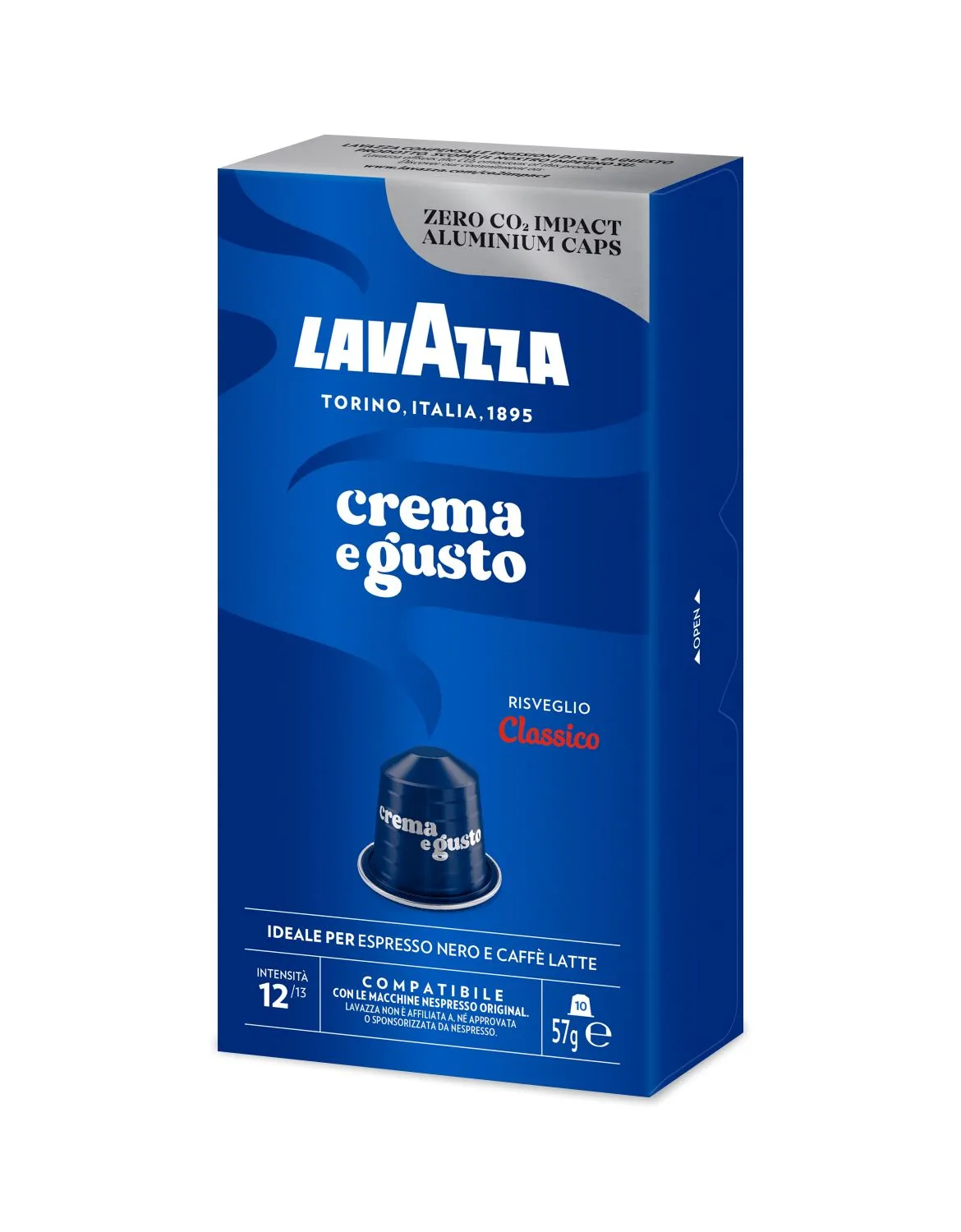 Nespresso Compatible Lavazza Crema e Gusto 40 Coffee Capsules