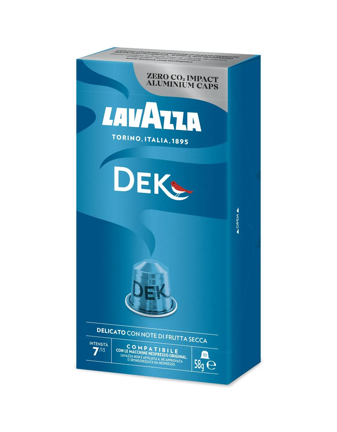 Nespresso Compatible Lavazza Dek 20 Coffee Capsules