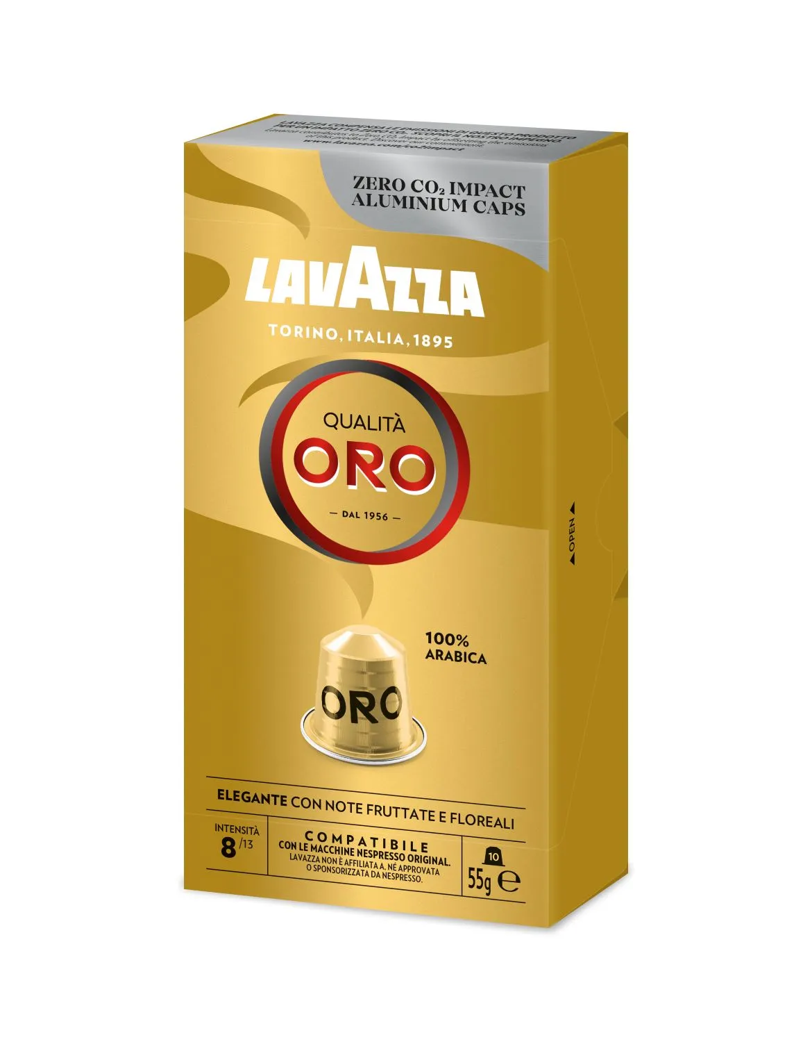Nespresso Compatible Lavazza Oro 20 Coffee Capsules