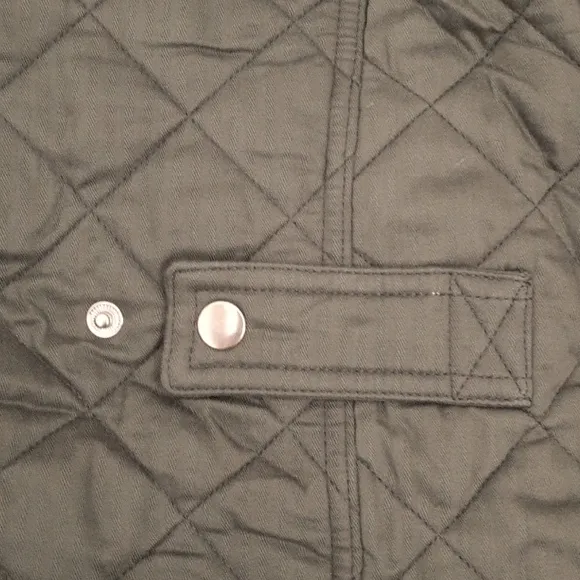 NEW J. Crew Quilted Barn Jacket Moss Green Size M!