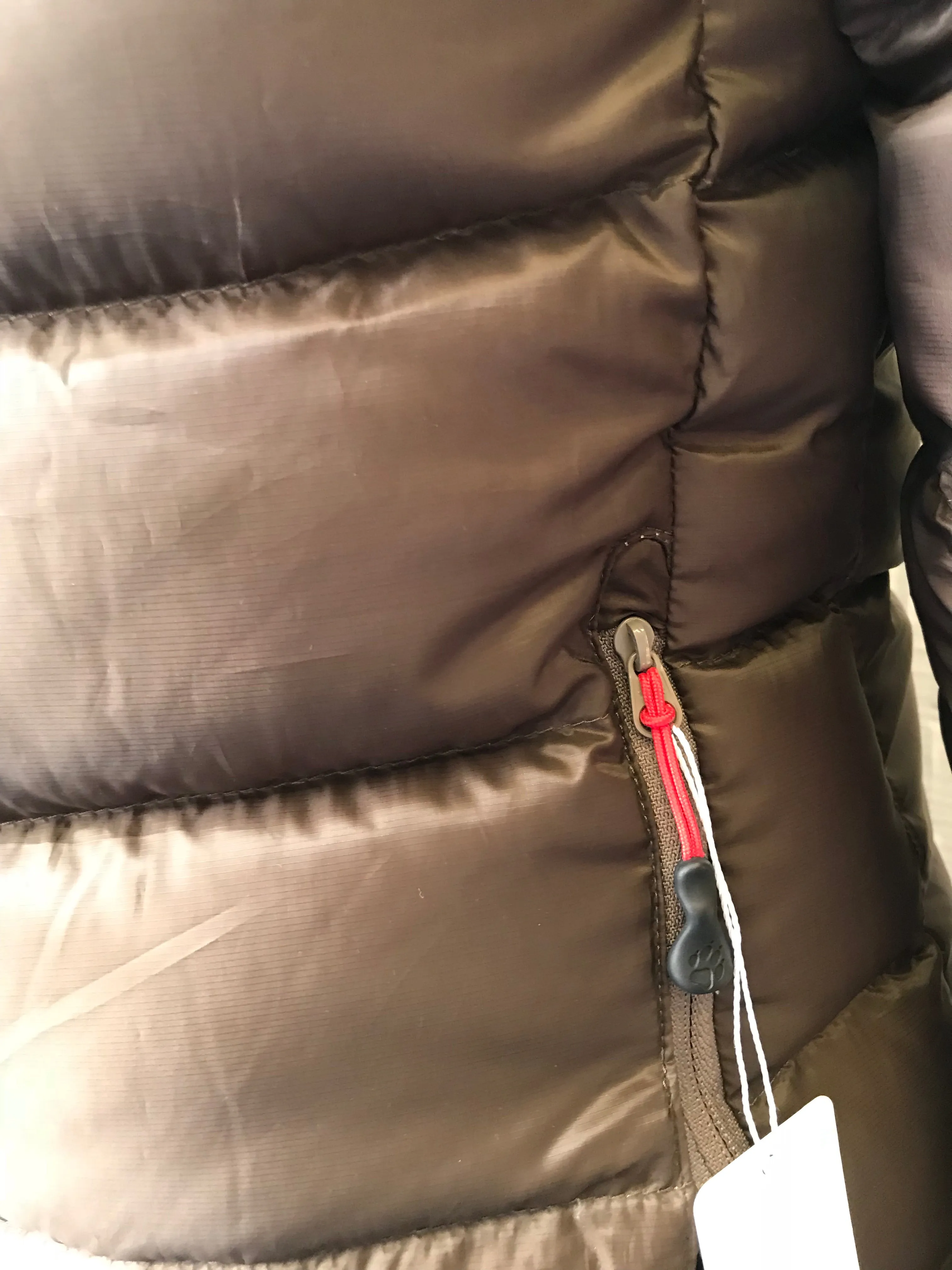 New  jack wolfskin brown quilted coat size 8 FREE POSTAGE🟢