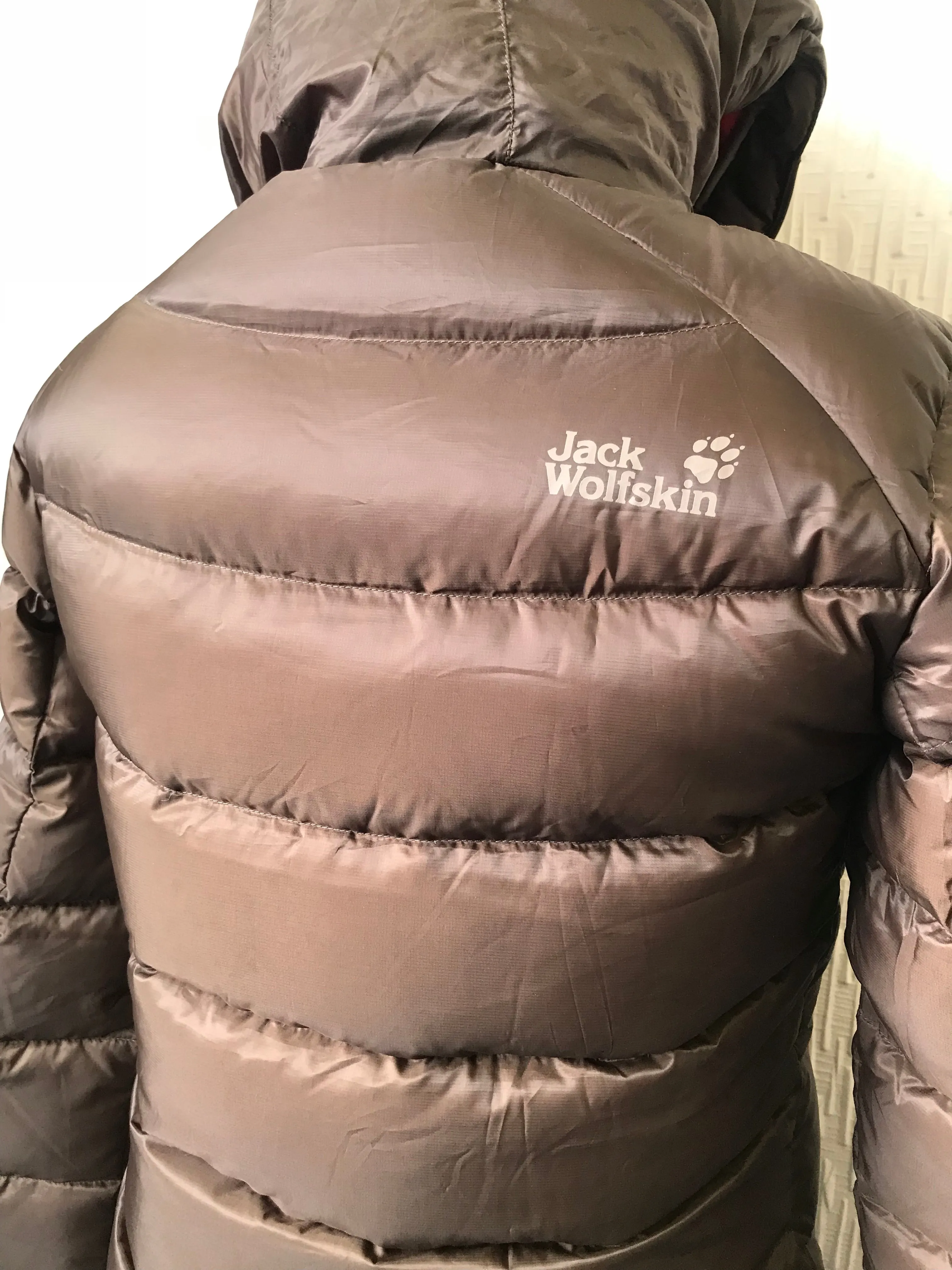 New  jack wolfskin brown quilted coat size 8 FREE POSTAGE🟢