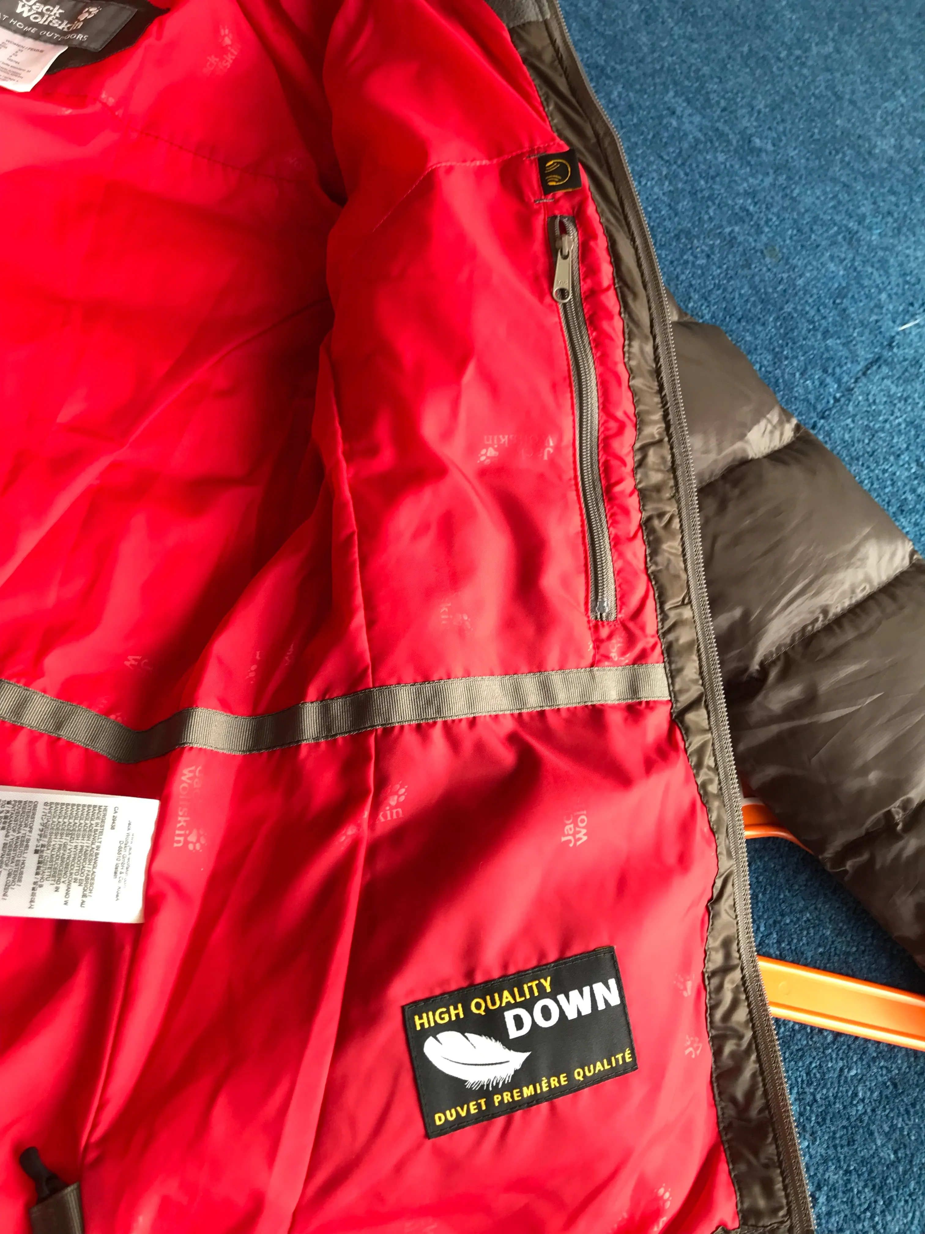 New  jack wolfskin brown quilted coat size 8 FREE POSTAGE🟢