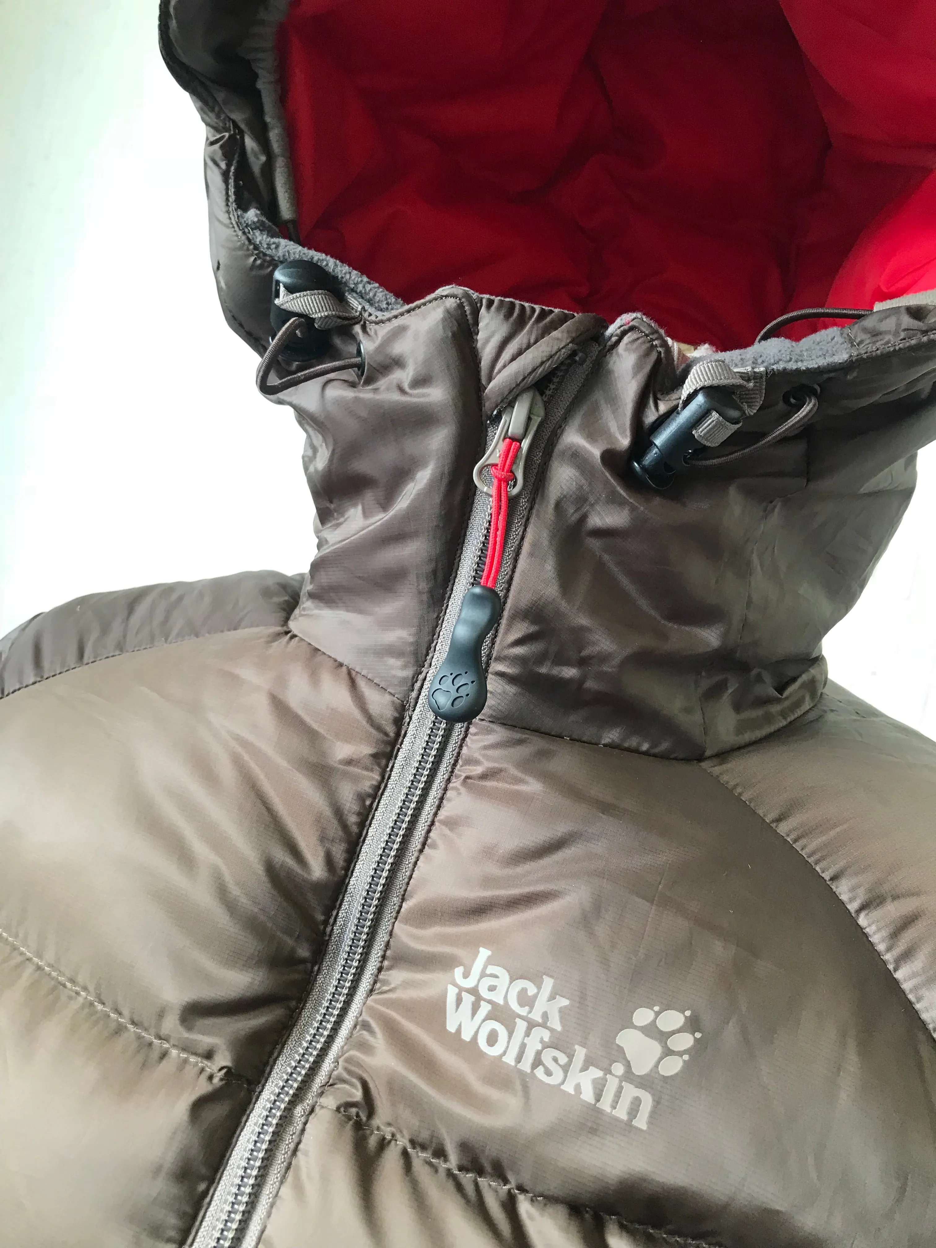 New  jack wolfskin brown quilted coat size 8 FREE POSTAGE🟢