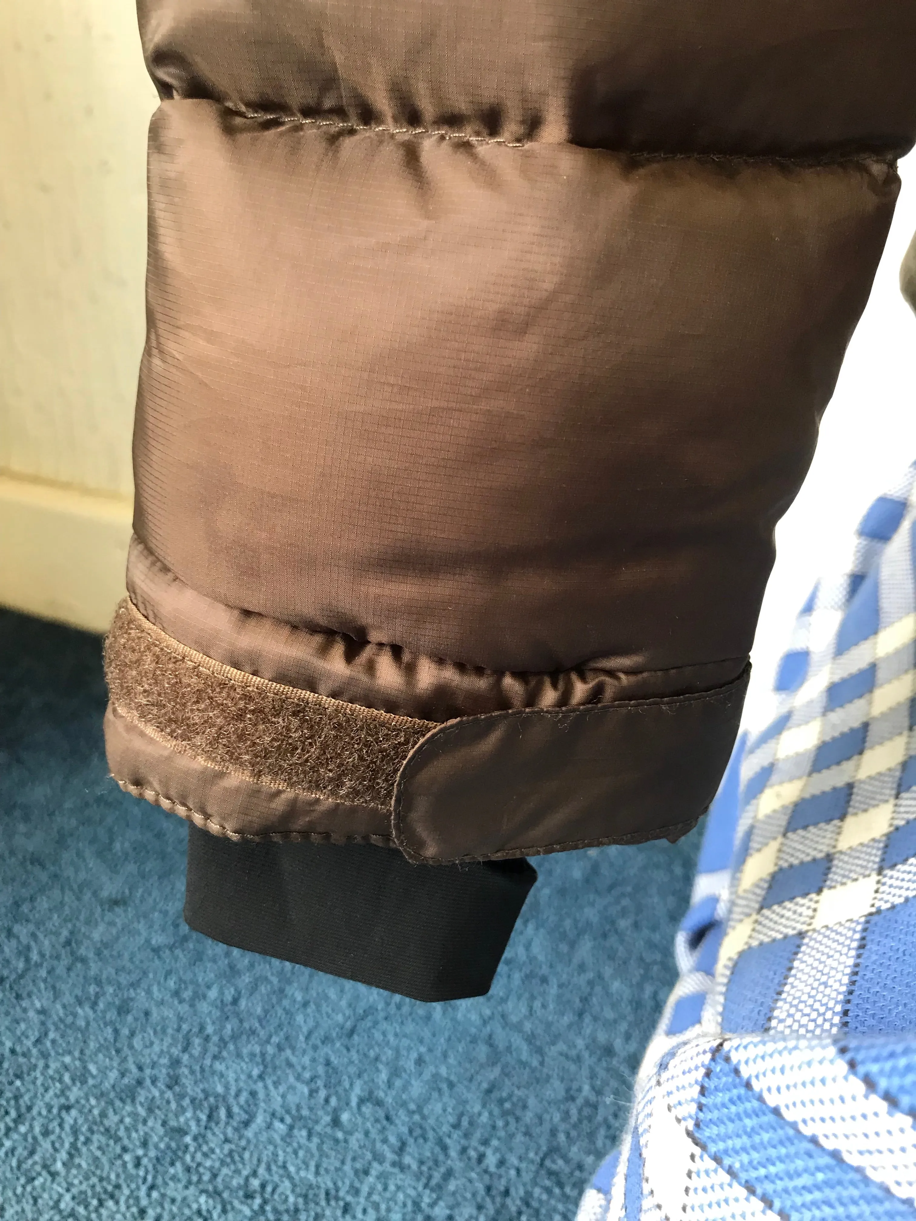 New  jack wolfskin brown quilted coat size 8 FREE POSTAGE🟢