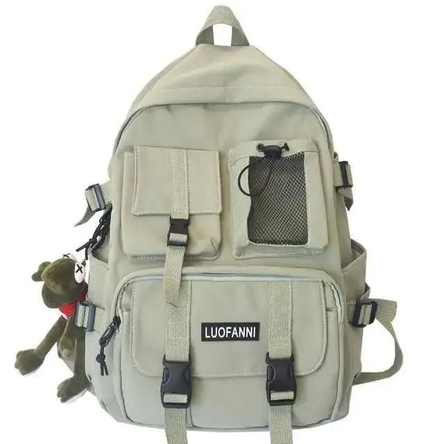 New Trendy Nylon Backpack For Women, Girls And Boy Stylish Travel Mesh, Student College School Bag, Cool Laptop Backpack For Women And Men