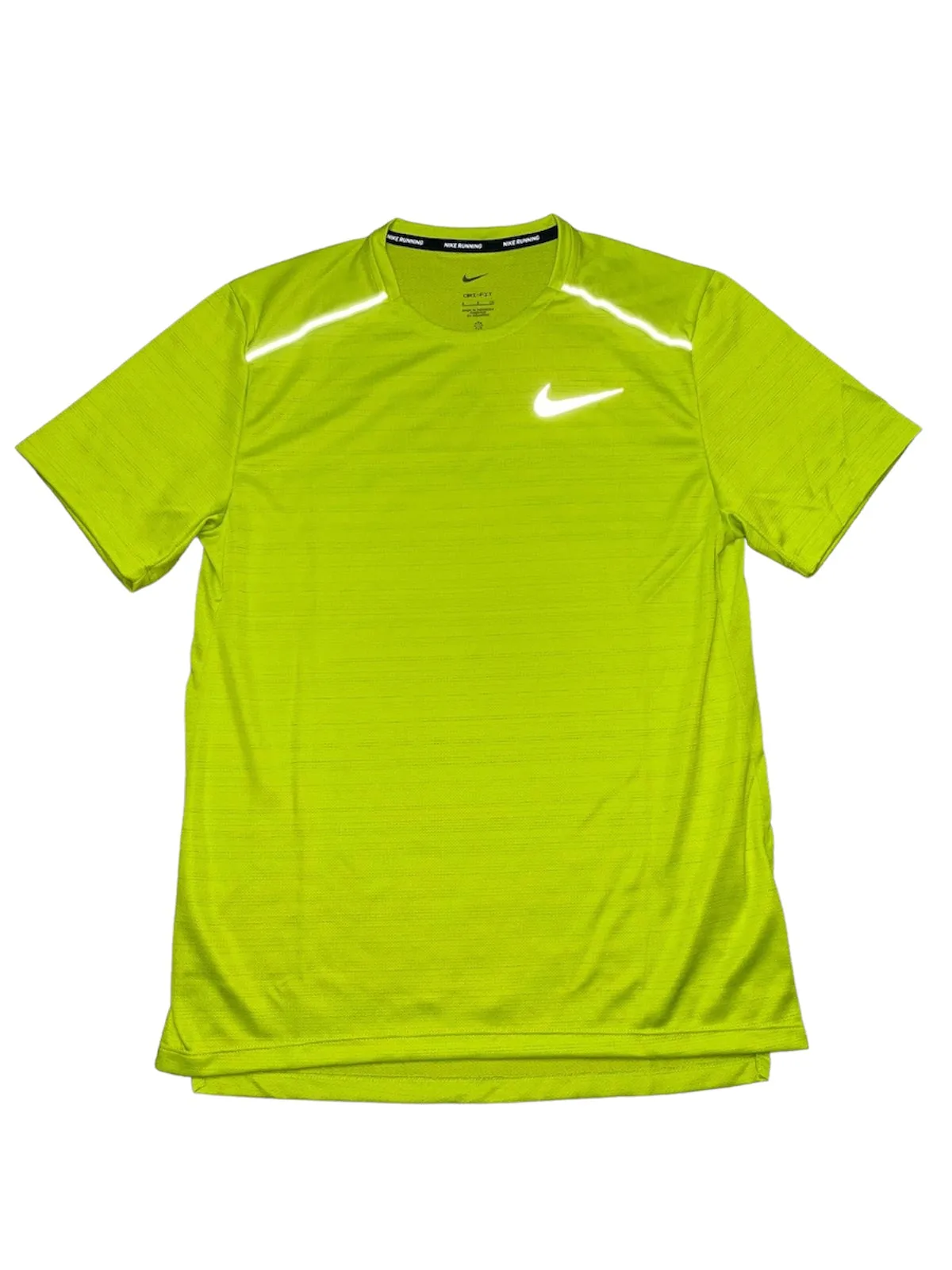 NIKE DRI-FIT MILER 1.0 T SHIRT - CACTUS GREEN