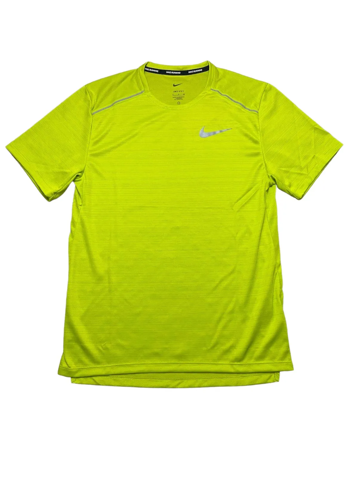 NIKE DRI-FIT MILER 1.0 T SHIRT - CACTUS GREEN