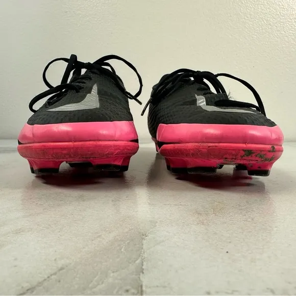 Nike Men's Phantom GT Academy MG Black Pink Blast Soccer Cleats, Sz 7