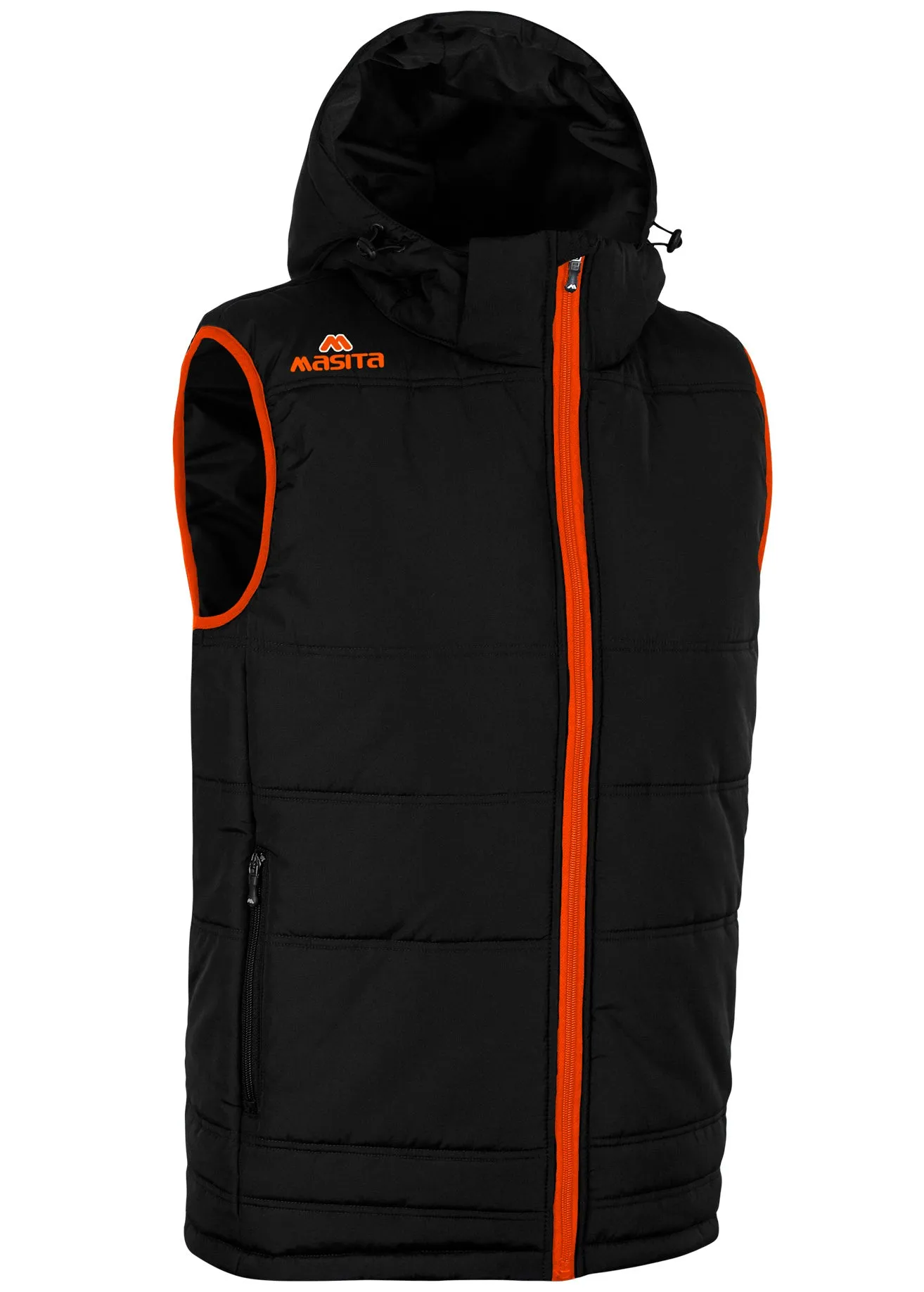 Nova Sleeveless Gilet Black/Orange Kids
