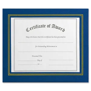 NuDell Flat Leatherette Document Frames