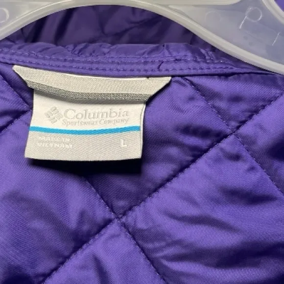 NWT Columbia Women's Purple Quilted Jacket $110