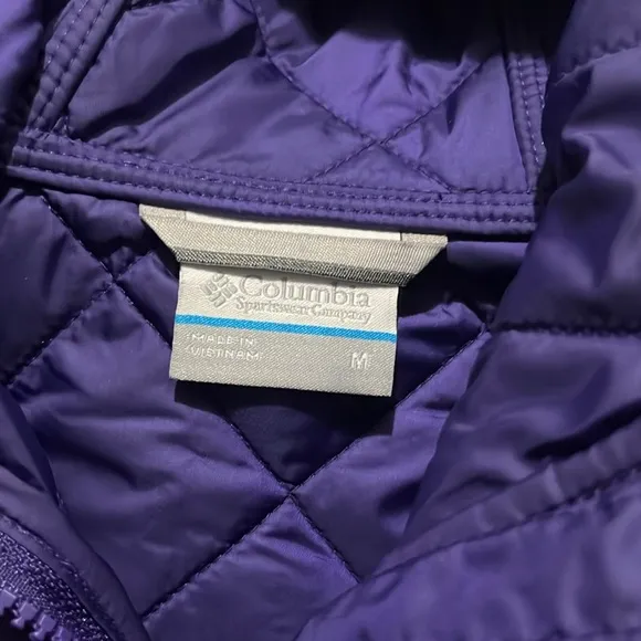 NWT Columbia Women's Purple Quilted Jacket $110