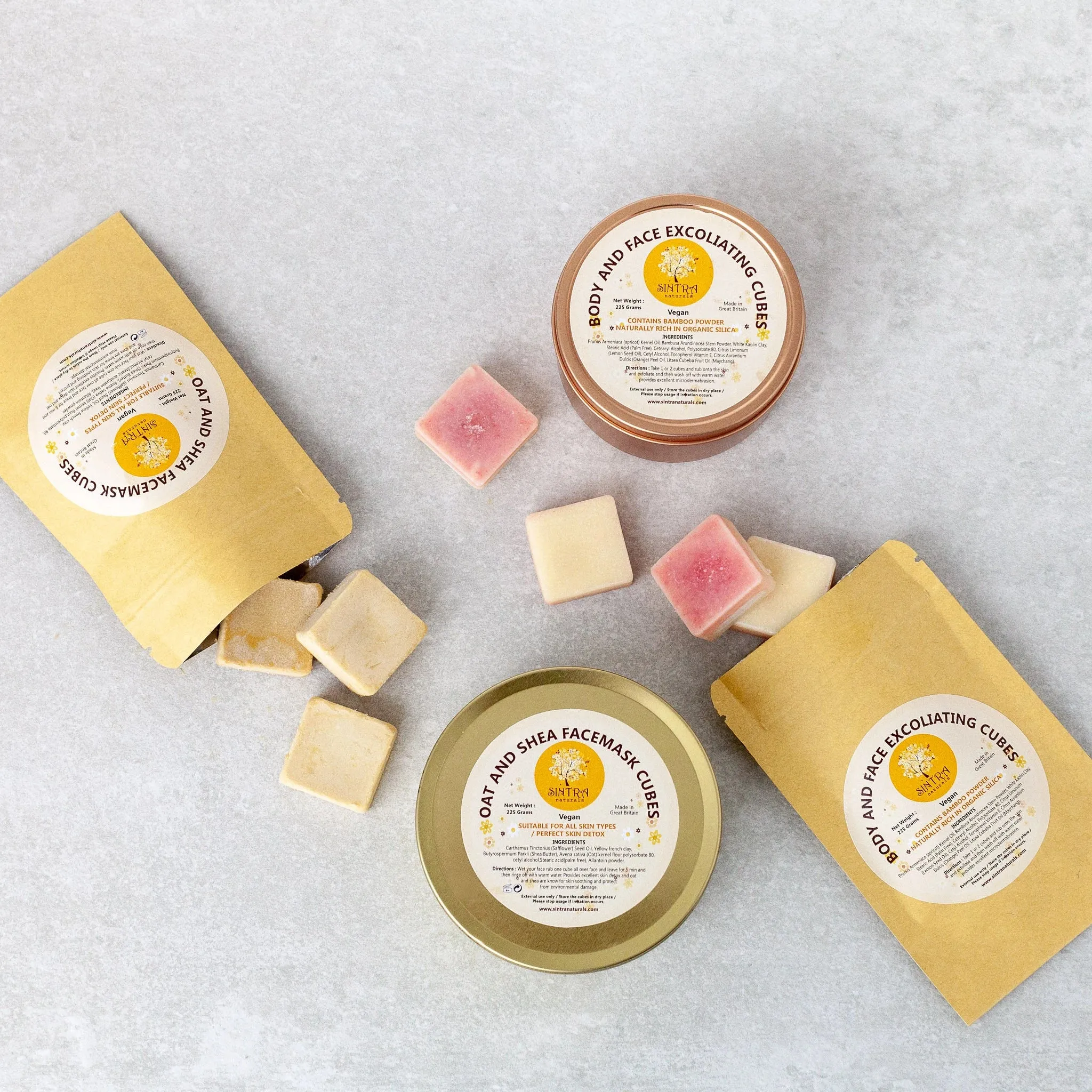 OAT AND SHEA FACE MASK CUBES