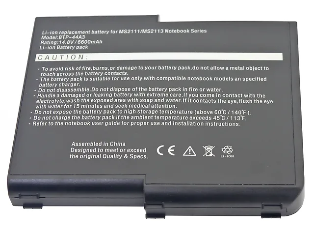 Oem Ac 02 44 A3 Batería Para Laptop 14.8 V 6600m Ah